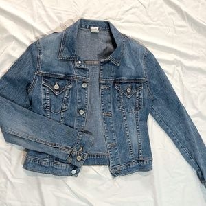 90's Vintage Denim Jacket Light Wash Size XS